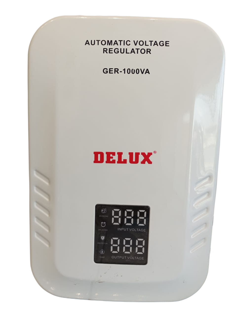 Voltage stabilizer front view